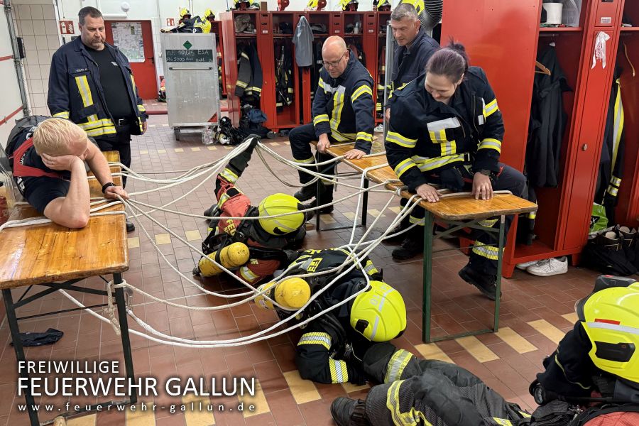 Ausbildung mit der Feuerwehr Mittenwalde
